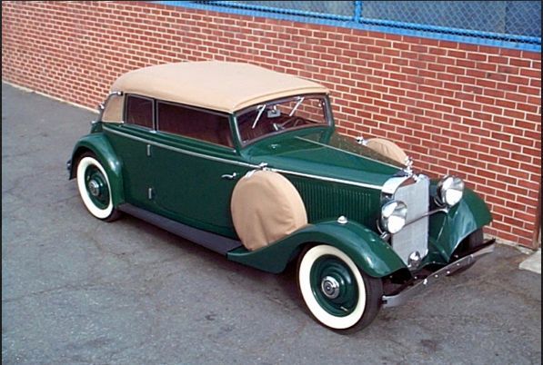 1933 Mercedes-Benz 200-Series (Emerald Green/Brown)