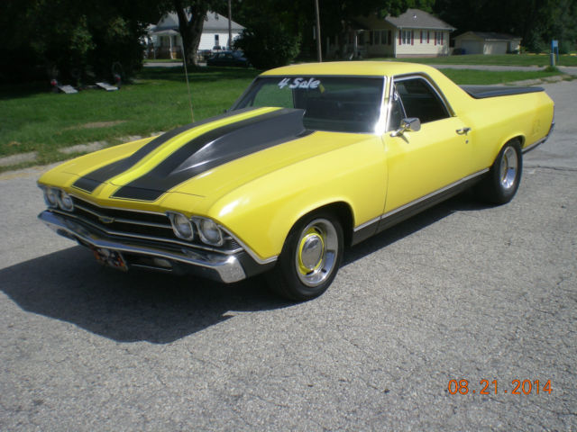1969 Chevrolet El Camino (Yellow/Black)