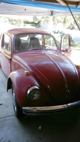 1969 Volkswagen Beetle - Classic (Red/Black)