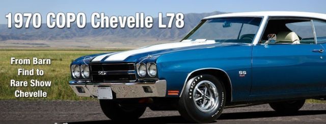 1970 Chevrolet Chevelle (Fathom Blue/white stripes/White)