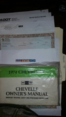 1974 Chevrolet Chevelle (Red/Red)