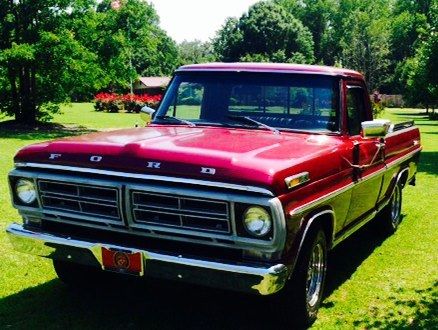 1971 Ford F-100 (Cranberry/Cranberry)
