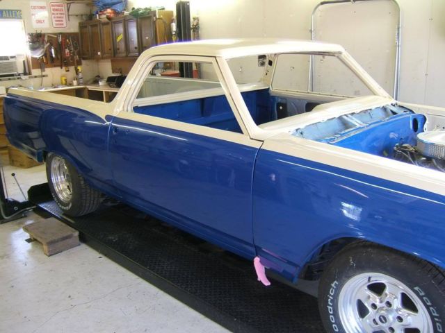 1964 Chevrolet El Camino (Blue & Beige/2 tone blue & beige)