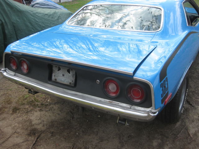 1973 Plymouth Barracuda (Blue/Black)