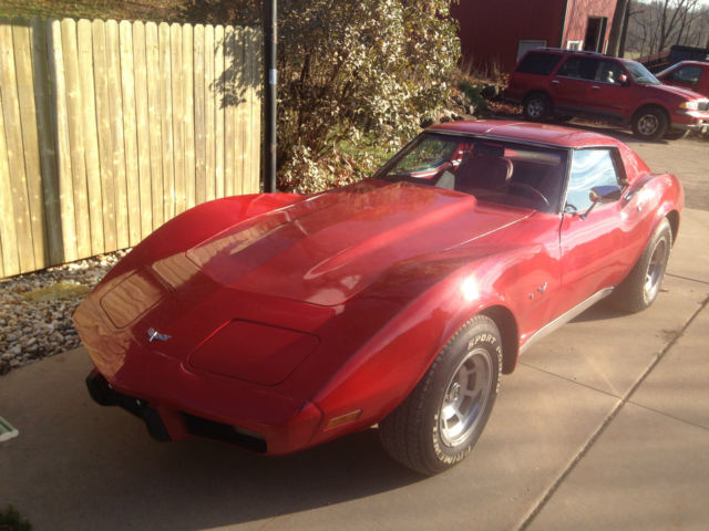 1977 Chevrolet Corvette (Red/Red)
