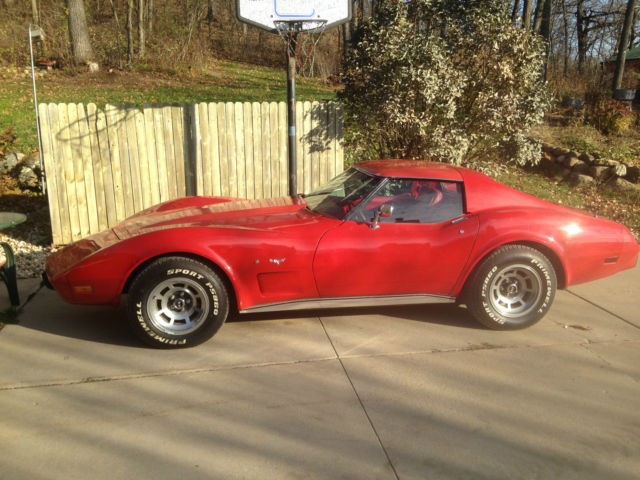 1977 Chevrolet Corvette (Red/Red)