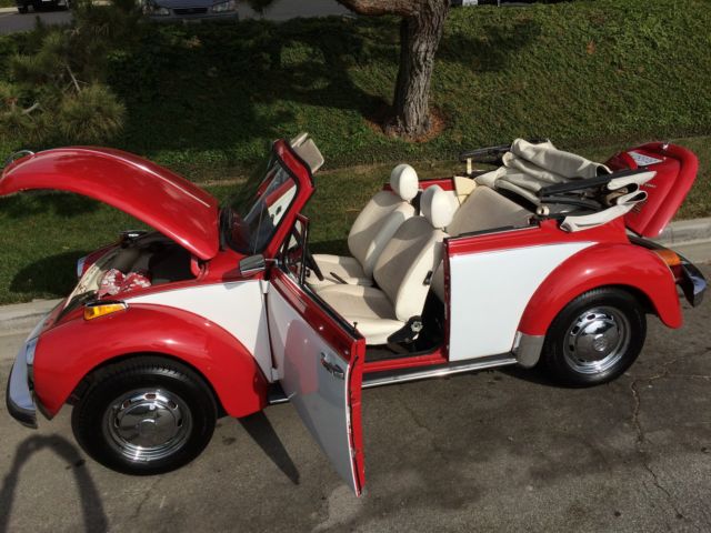 1978 Volkswagen Beetle - Classic (Red/White)