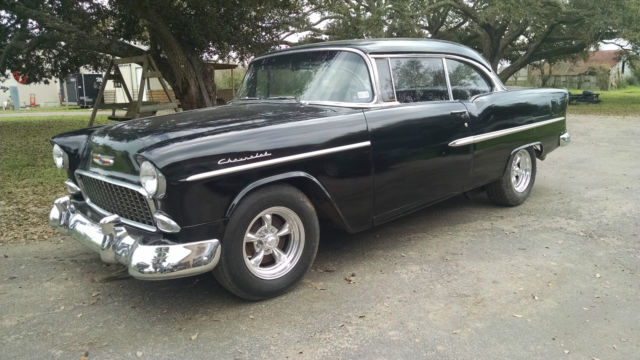 1955 Chevrolet Bel Air/150/210 (Black/Black and Grey)