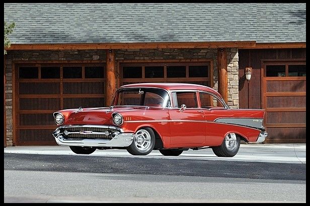 1957 Chevrolet Bel Air/150/210 (Copper/Persimmon)