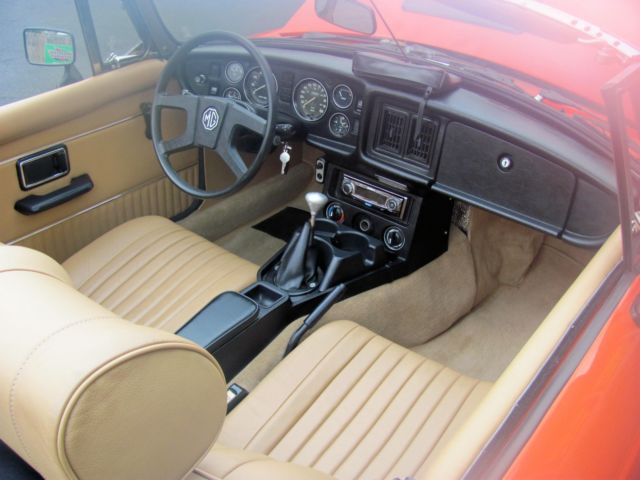 1979 MG MGB (Orange/Tan)
