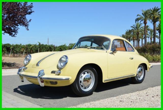 1965 Porsche 356 (Yellow/Tan)