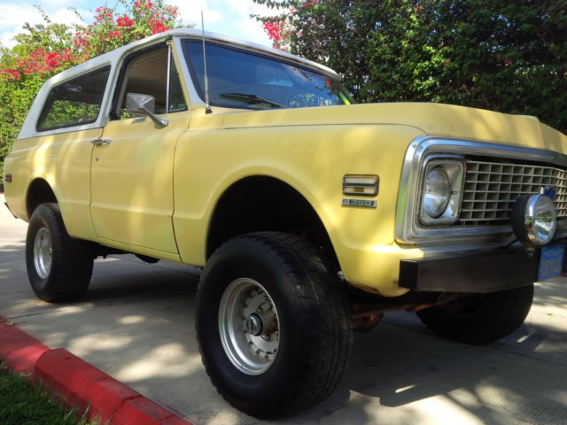 1971 Chevrolet Blazer (Yellow/Yellow)