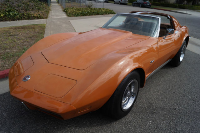1973 Chevrolet Corvette (Orange/Med Saddle Leather)