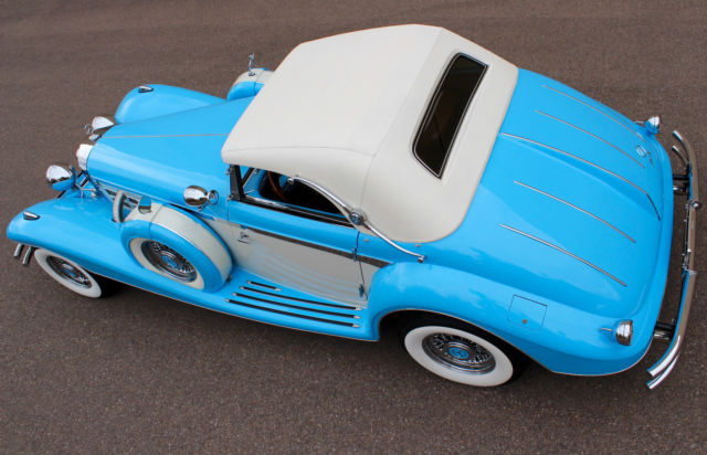 1936 Replica/Kit Makes Mercedes Benz 500K 540K SSK (2 Tones Light Blue & Ivory/2 Tones Brown & Ivory)
