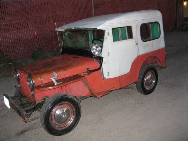 1956 Willys DJ3A (Red/Red)