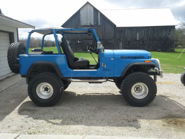 1979 Jeep CJ (Blue/Blue)