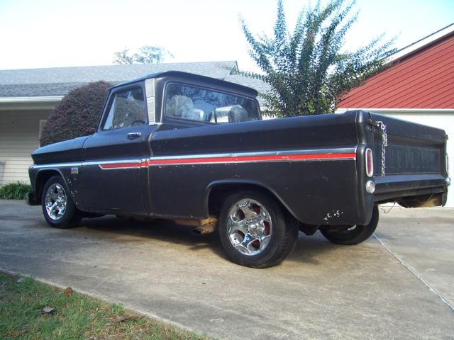 1966 Chevrolet C-10 (Black/Black)