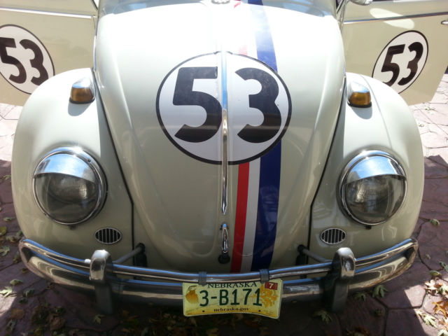 1964 Volkswagen Beetle - Classic (White/Red)
