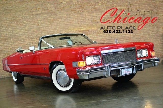 1974 Cadillac Eldorado (Red/White)