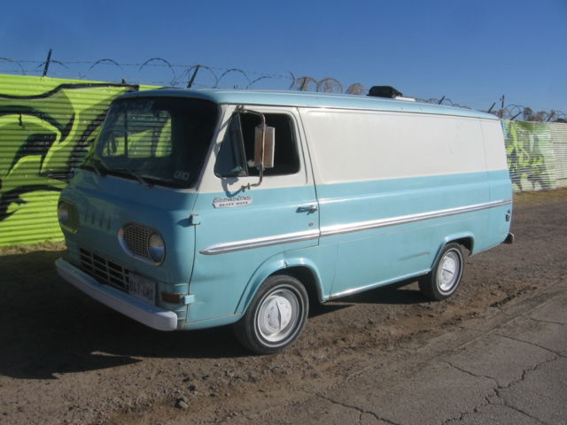1967 Ford E-Series Van (Blue/Blue)