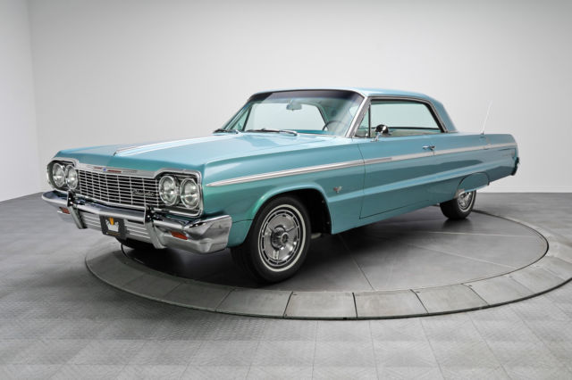 Seller of Classic Cars - 1964 Chevrolet Impala (Aqua Azure/White)