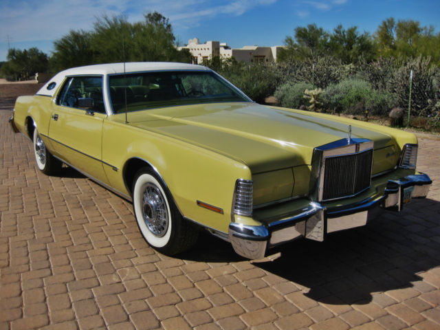 1974 Lincoln Mark Series (Yellow/Gold)