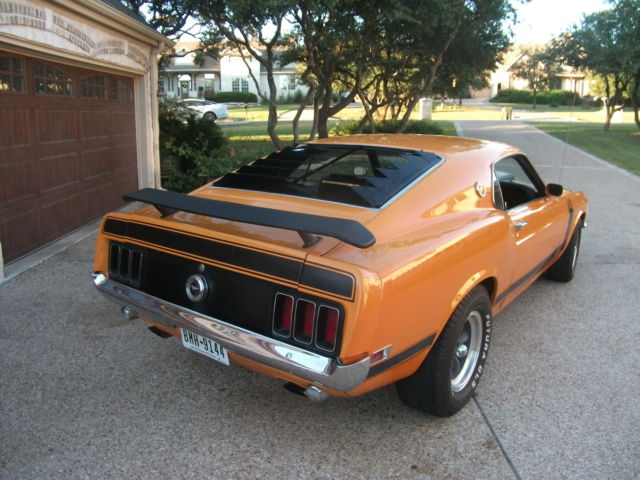 Seller of Classic Cars - 1970 Ford Mustang (Orange/Black)