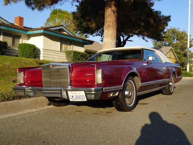 1978 Lincoln Mark Series (Ruby Red Metallic/White and Red)