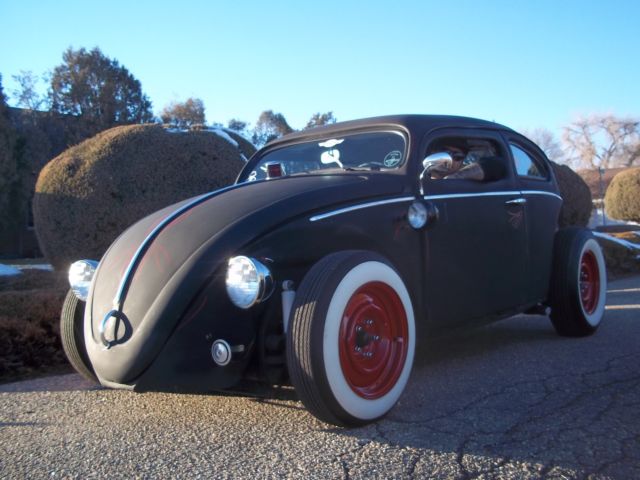 1962 Volkswagen Beetle - Classic (Flat Black/Springs)
