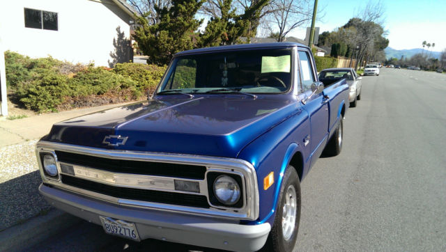 1970 Chevrolet C-10 (BLUE / GREY/BLUE / GREY)
