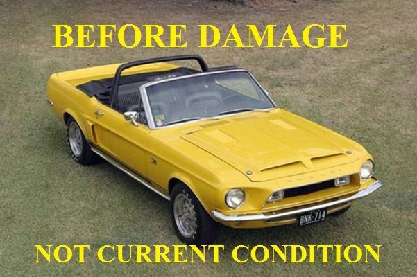 1968 Ford Mustang (Yellow/Black)