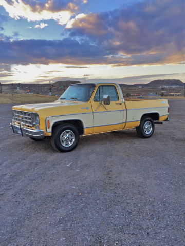 1978 Chevrolet C-10 (Yellow/Beige/yellow)