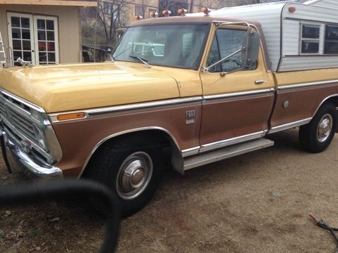1974 Ford F-250 (yellow/brown/yellow/brown)