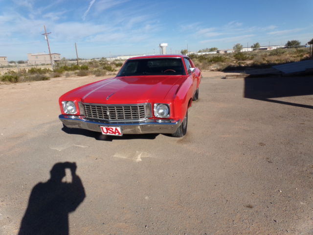 1972 Chevrolet Monte Carlo (Rally Red/Black)