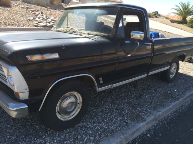 1968 Ford F-100 (Black/Black)