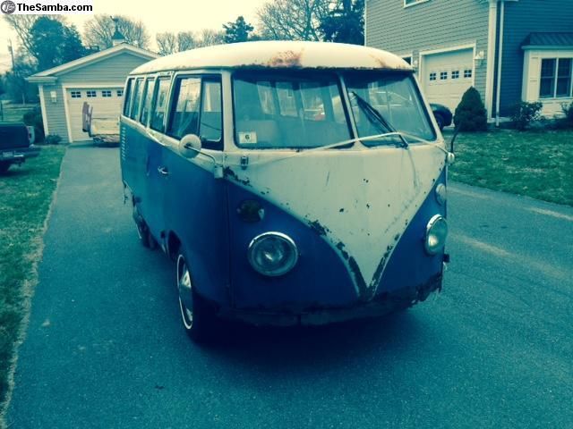 1966 Volkswagen Bus/Vanagon (Blue White/Tan)