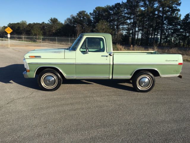 1971 Ford F-100 (Green/Green)