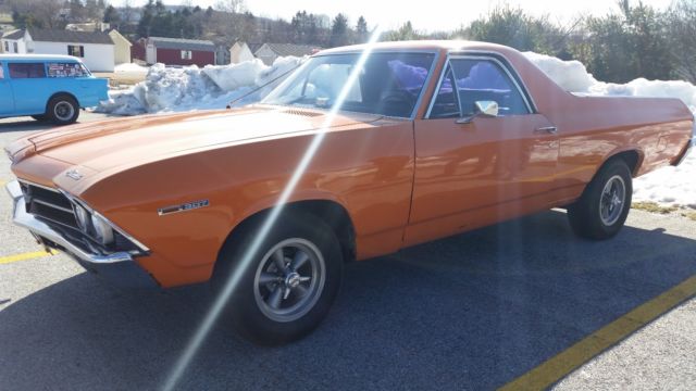 1969 Chevrolet El Camino (Orange/Black)