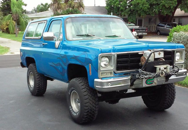 1979 Chevrolet Blazer (Blue/Blue)