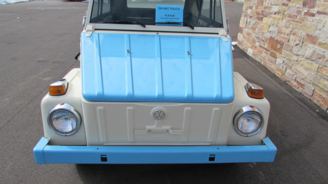 1973 Volkswagen Thing (Cream w/ Blue Accents (Acapulco Theme)/Black)