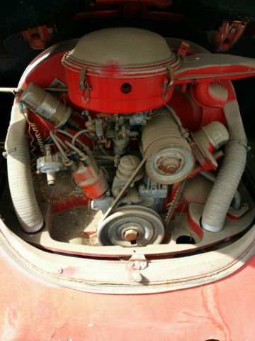 1968 Volkswagen Beetle - Classic (White/Red)