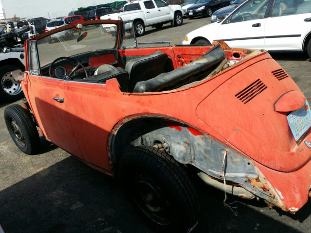 1968 Volkswagen Beetle - Classic (White/Red)