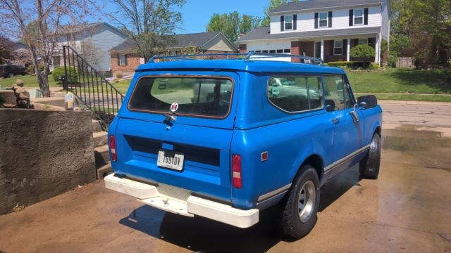 1978 International Harvester Scout (Blue/Blue)