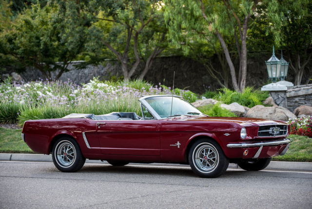 1965 Ford Mustang (Burgundy/Black)