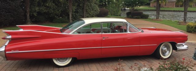 1959 Cadillac DeVille (Red/Red & White)