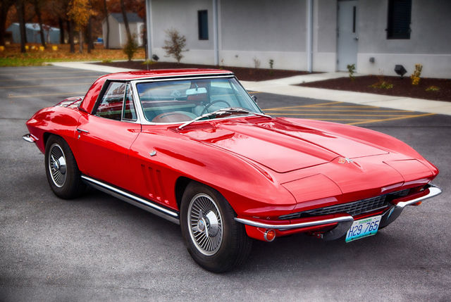 1965 Chevrolet Corvette (Red/Red with Red and White Leather Interior)