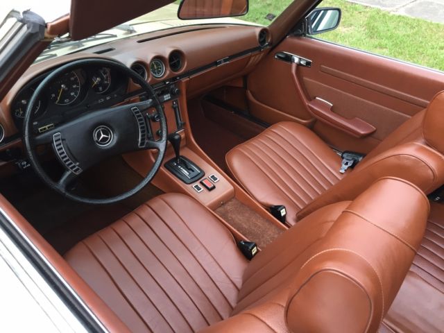 Seller of Classic Cars 1973 MercedesBenz SLClass (Beige / Brown/263 Tobacco Brown LEATHER)