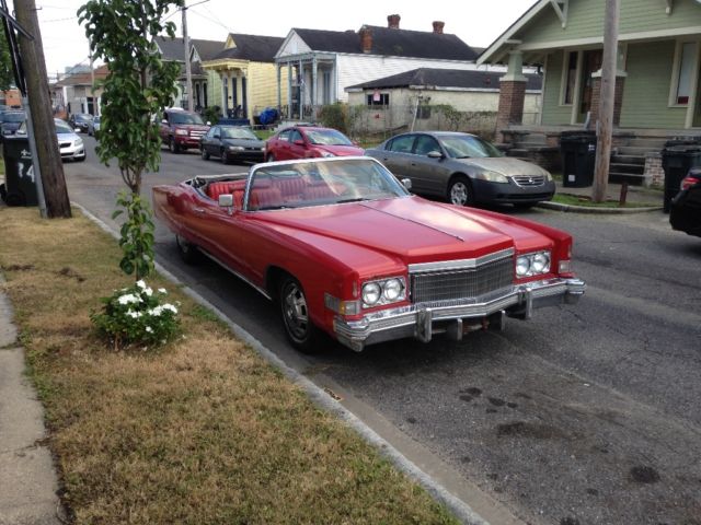 1974 Cadillac Eldorado (Red/Red)