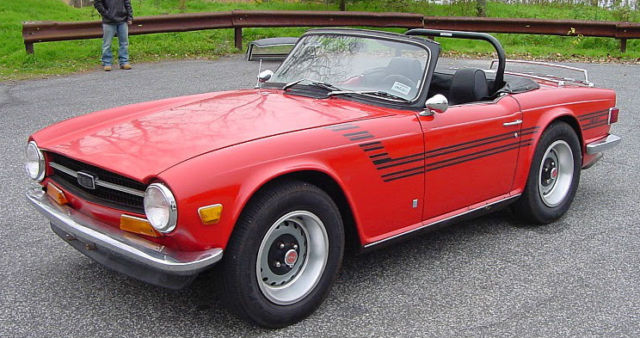 1972 Triumph TR-6 (Red/Black)