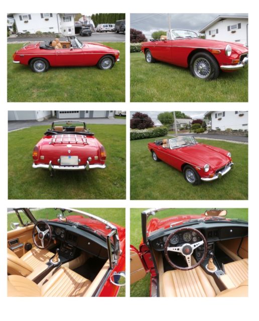 1977 MG MGB (Cherry Red/Tan Leather)